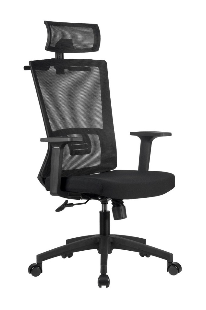 Кресло Riva Chair A926-ЧТС, цвет черный, ткань/черный, сетка.jpg