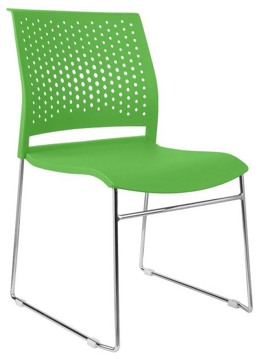 Конференц кресло Riva Chair D918-Зел-Пла, цвет Зеленый, обивка Пластик