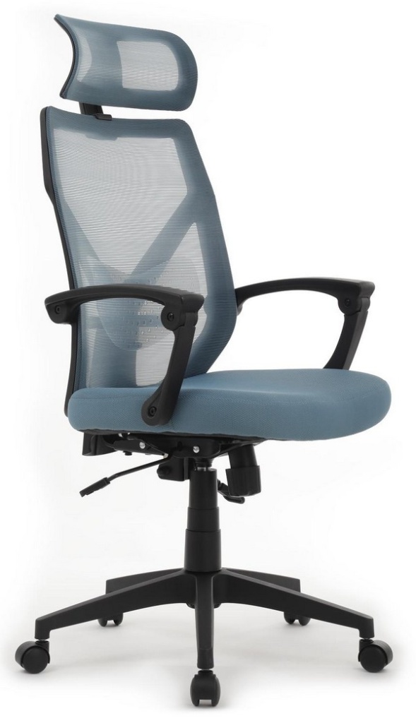 Офисное кресло OLIVER W-203 AC-С-Т, цвет Синий, обивка Ткань