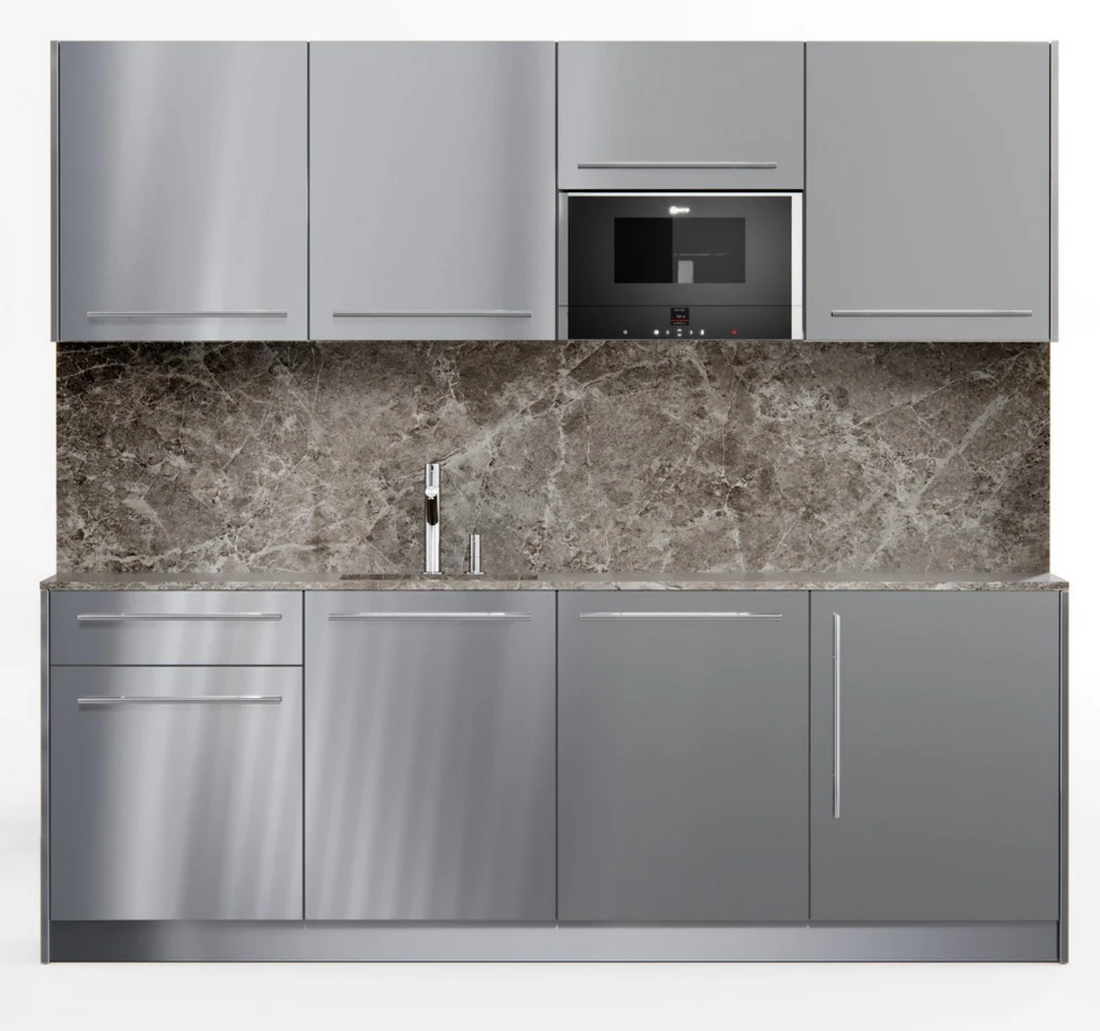 Офисная кухня AWELT COMFORT с верхними шкафами